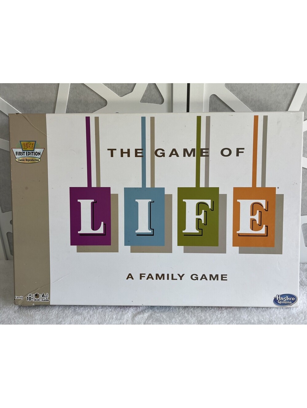 1960 CLASSIC REPRODUCTION! The Game of Life Hasbro Board Game Complete